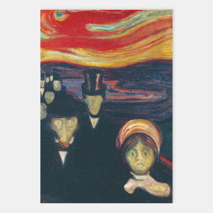 Edvard Munch - Angst Inpakpapier Vel