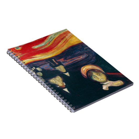 Edvard Munch - Angst Notitieboek (Rechterzijde)