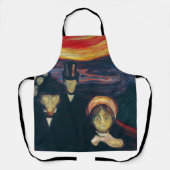 Edvard Munch - Angst Schort (Voorkant)