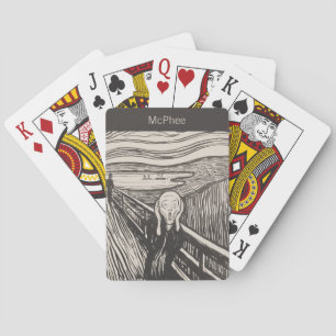 Edvard Munch Art-speelkaarten Pokerkaarten