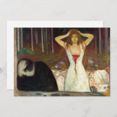 Edvard Munch - Ashes Kaart (Voorkant / Achterkant)