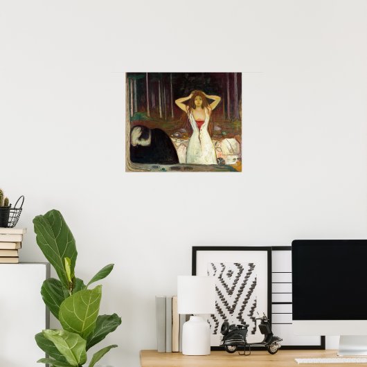 Edvard Munch - Ashes Poster (Thuiskantoor)