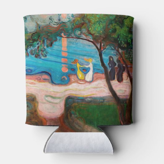 Edvard Munch - Dans op het strand Blikjeskoeler (Achterkant)