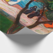 Edvard Munch - Dans op het strand Cadeaupapier (Hoek)