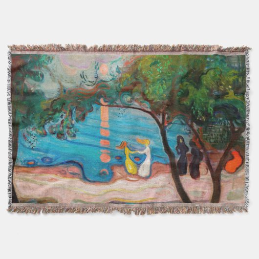 Edvard Munch - Dans op het strand Deken (Voorkant)