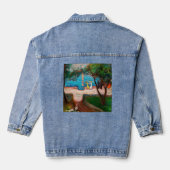 Edvard Munch - Dans op het strand Denim Jacket (Achterkant)