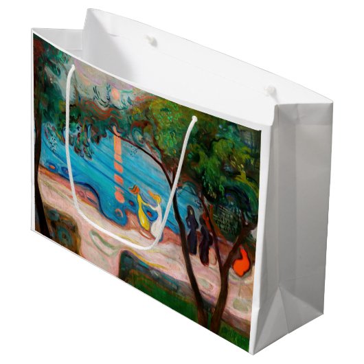Edvard Munch - Dans op het strand Groot Cadeauzakje (Voorkant Gekanteld)