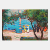 Edvard Munch - Dans op het strand Inpakpapier Vel (Voorkant 3)