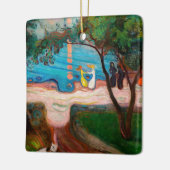 Edvard Munch - Dans op het strand Keramisch Ornament (Links)