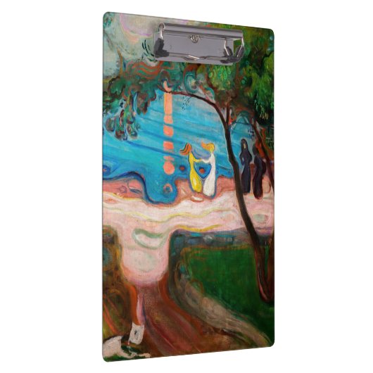 Edvard Munch - Dans op het strand Klembord (Rechts)