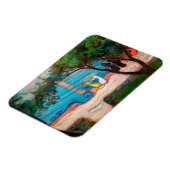 Edvard Munch - Dans op het strand Magneet (Linkerzijde)