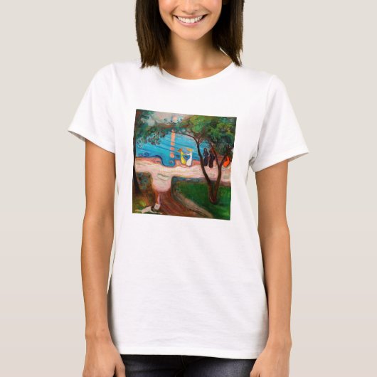 Edvard Munch - Dans op het strand T-shirt (Voorkant)
