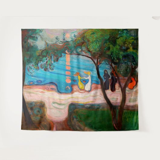 Edvard Munch - Dans op het strand Wandkleed (Voorkant (horizontaal))