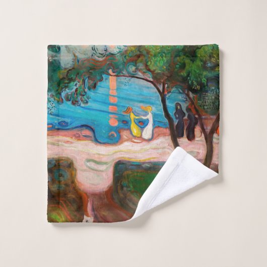 Edvard Munch - Danse sur la plage (Gant de toilette)