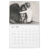 Edvard Munch Dark Depress Kalender (Mar 2026)