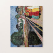 Edvard Munch - De meisjes op de brug 1902 Legpuzzel (Verticaal)
