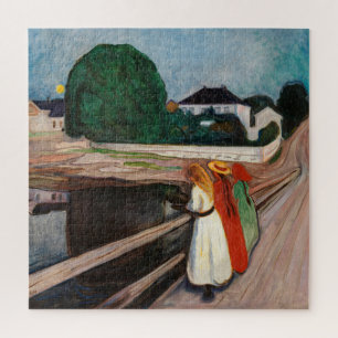 Edvard Munch - De meisjes op de brug Legpuzzel