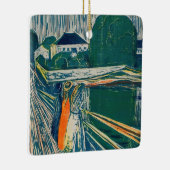 Edvard Munch - De meisjes op de brug, Lithograaf Keramisch Ornament (Rechts)