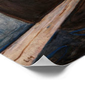 Edvard Munch - De meisjes op de brug Poster (Hoek)