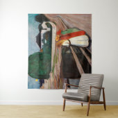 Edvard Munch - De meisjes op de brug Wandkleed (In situ)