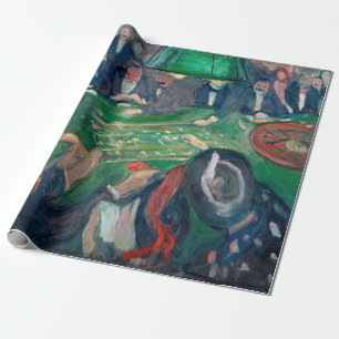 Edvard Munch - De Roulette-tabel in Monte Carlo Cadeaupapier