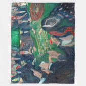 Edvard Munch - De Roulette-tabel in Monte Carlo Fleece Deken (Voorkant)