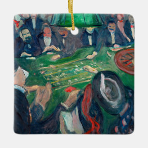 Edvard Munch - De Roulette-tabel in Monte Carlo Keramisch Ornament