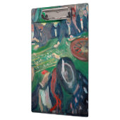 Edvard Munch - De Roulette-tabel in Monte Carlo Klembord (Links)