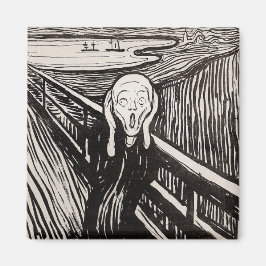Edvard Munch de schermfoto die beroemd is Magneet