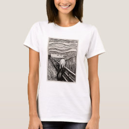 Edvard Munch de schermfoto die beroemd is T-shirt