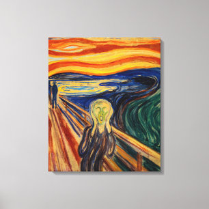 Edvard Munch - De Schreeuw 1910 Canvas Afdruk