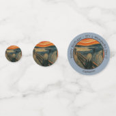 Edvard Munch De Schreeuw Feest Items Collectie Confetti (Achterkanten)