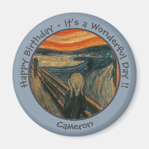 Edvard Munch De Schreeuw Feest Items Collectie Magneet