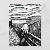 Edvard Munch - De Schreeuw Lithografie Briefkaart (Voorkant)