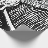 Edvard Munch - De Scream Lithografie Cadeaupapier (Hoek)