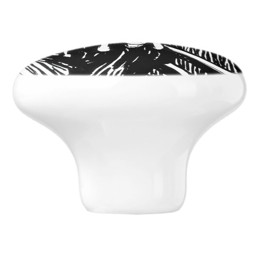 Edvard Munch - De Scream Lithografie Keramische Knop (Zijkant)