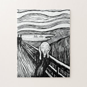 Edvard Munch - De Scream Lithografie Legpuzzel