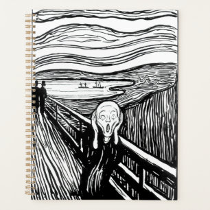 Edvard Munch - De Scream Lithografie Planner