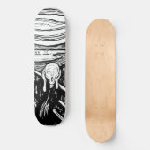 Edvard Munch - De Scream Lithografie Skateboard (Voorkant)