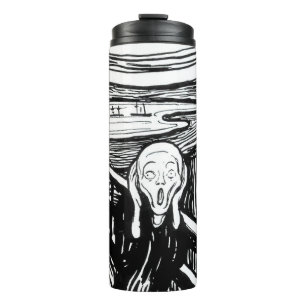 Edvard Munch - De Scream Lithografie Thermosbeker