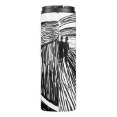 Edvard Munch - De Scream Lithografie Thermosbeker (Achterkant)