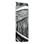 Edvard Munch - De Scream Lithografie Thermosbeker (Geroteerd rechts)
