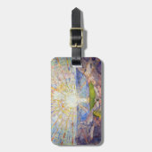 Edvard Munch - De Zon 1911 Bagagelabel (Voorkant verticaal)