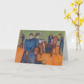 Edvard Munch - Dood in de Sickroom v2 Kaart (Gele Bloem)