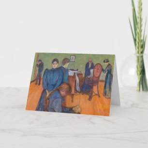 Edvard Munch - Dood in de Sickroom v2 Kaart