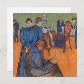 Edvard Munch - Dood in de Sickroom v2 Kaart (Voorkant / Achterkant)