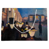 Edvard Munch - Evening op Karl Johan Street Groot Cadeauzakje (Voorkant)