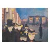 Edvard Munch - Evening op Karl Johan Street Tafelkleed (Voorkant (Horizontaal))