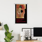 Edvard Munch Exhibition Poster Vintage Art Print 1 (Bureau à domicile)