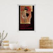 Edvard Munch Exhibition Poster Vintage Art Print 1 (Cuisine)